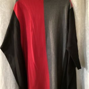 Carolyn Taylor Multi-Color Turtleneck Sweater Size Large